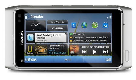 Nokia N8 Symbian^3 Smartphone landscape